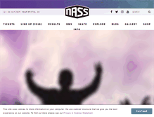 Tablet Screenshot of nassfestival.com